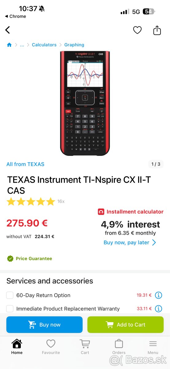 Texas instruments Ti-Nspire CX II-T CAS - 5