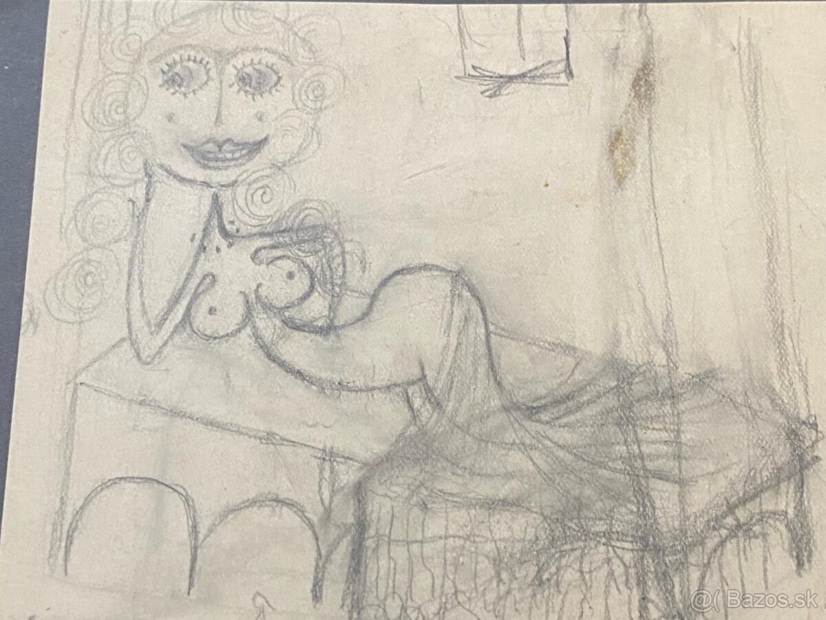 Starý obrázek za sklem - 5