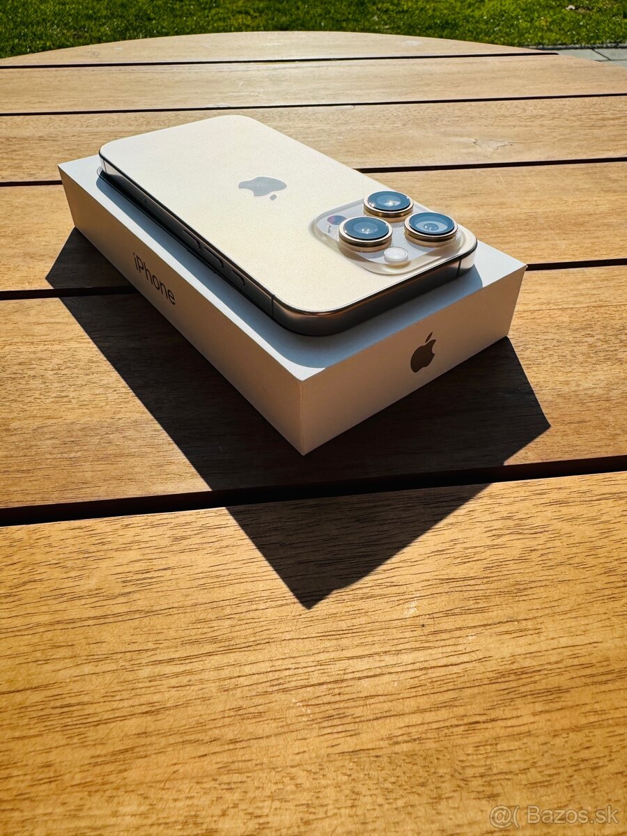 Predám Apple iPhone 16 Pro 128gb Desert Titanium ako nový - 5