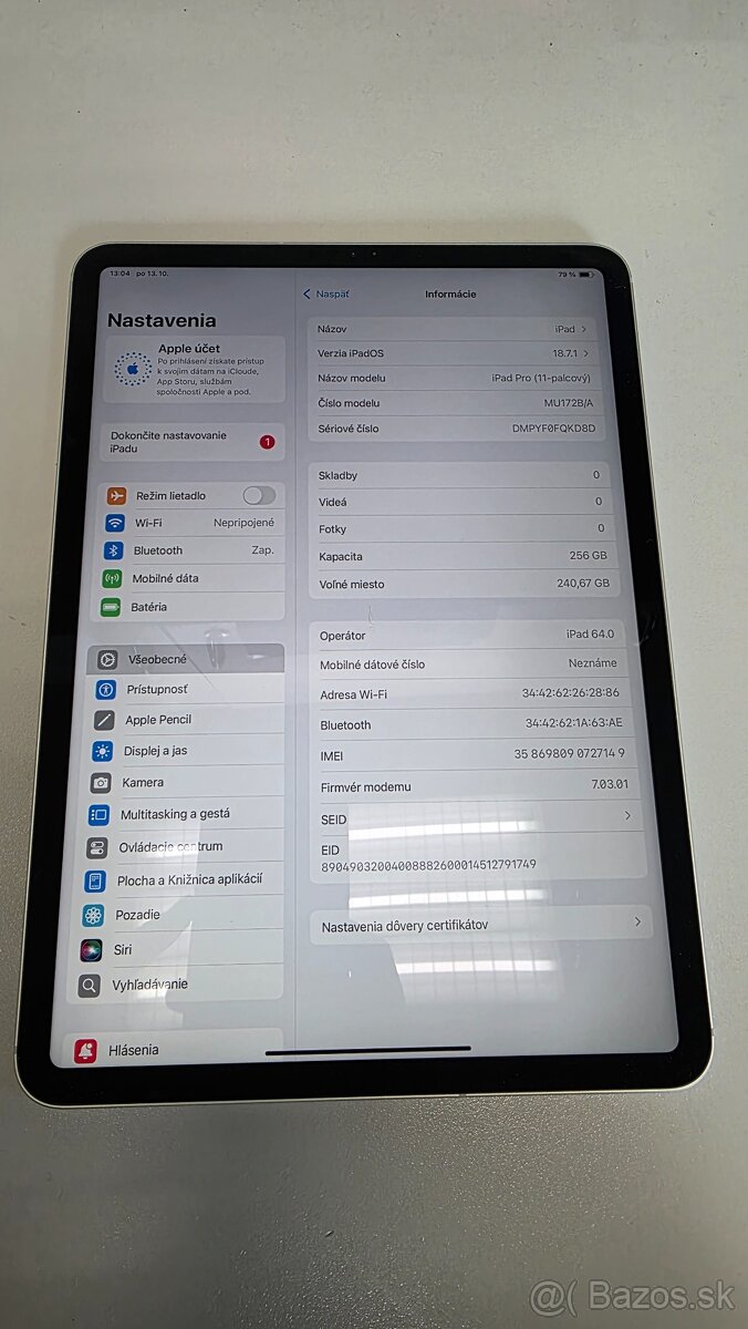 Ipad pro 11 cellular (2018) 256gb silver - 5