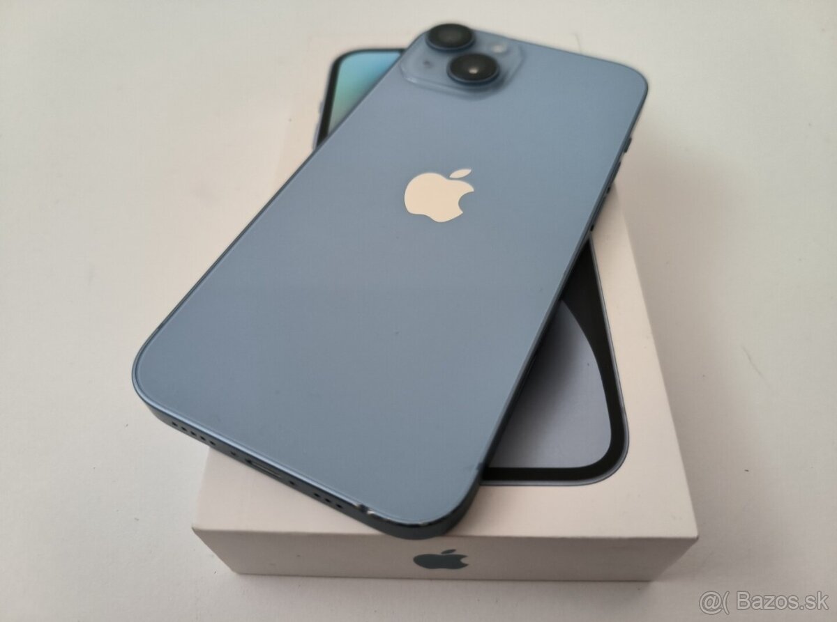 apple iphone 14 128gb Blue / Batéria 100% - 5