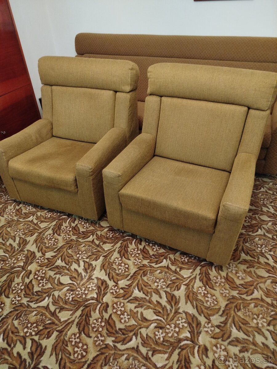 Retro gauč a kreslá - 5