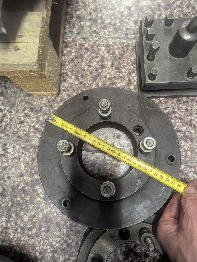 príruba na sústruh,príruba na SV18,nožová hlava,nožovka,SN50 - 5