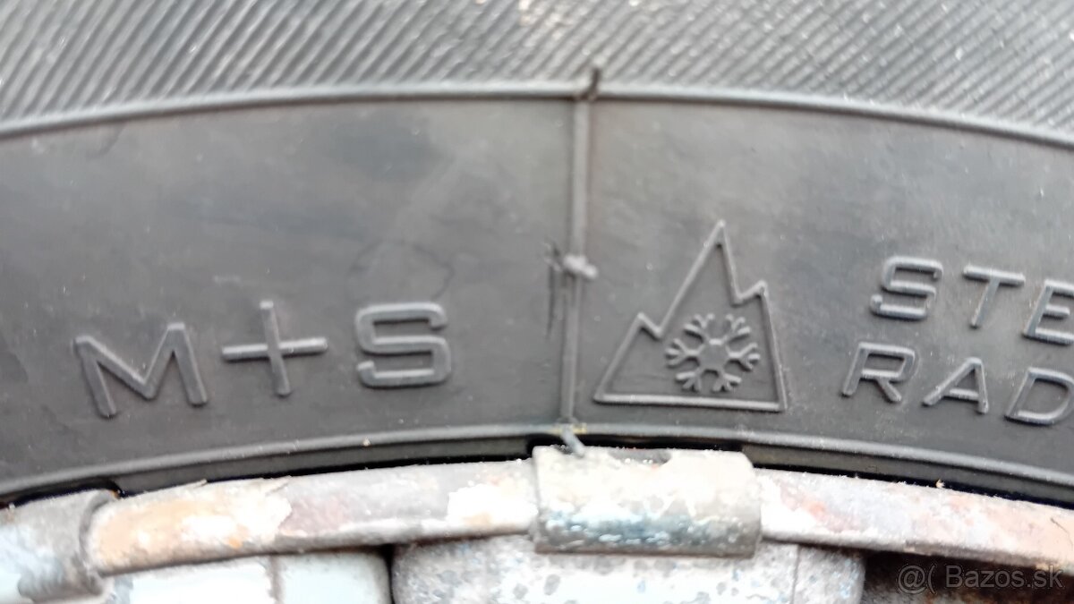 Predám zimné pneumatiky 185/65  R14