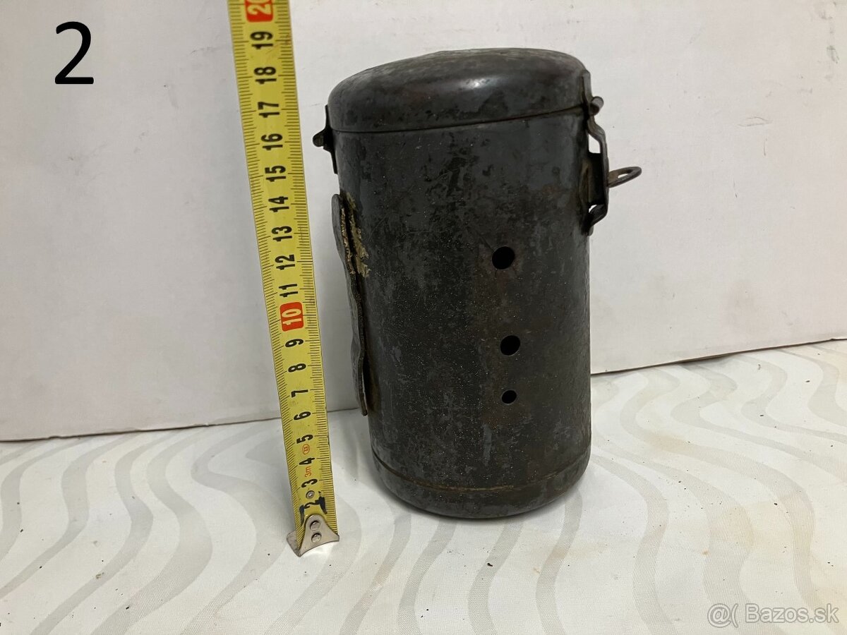 Vojenská plechová bedňa a nádoba - 5