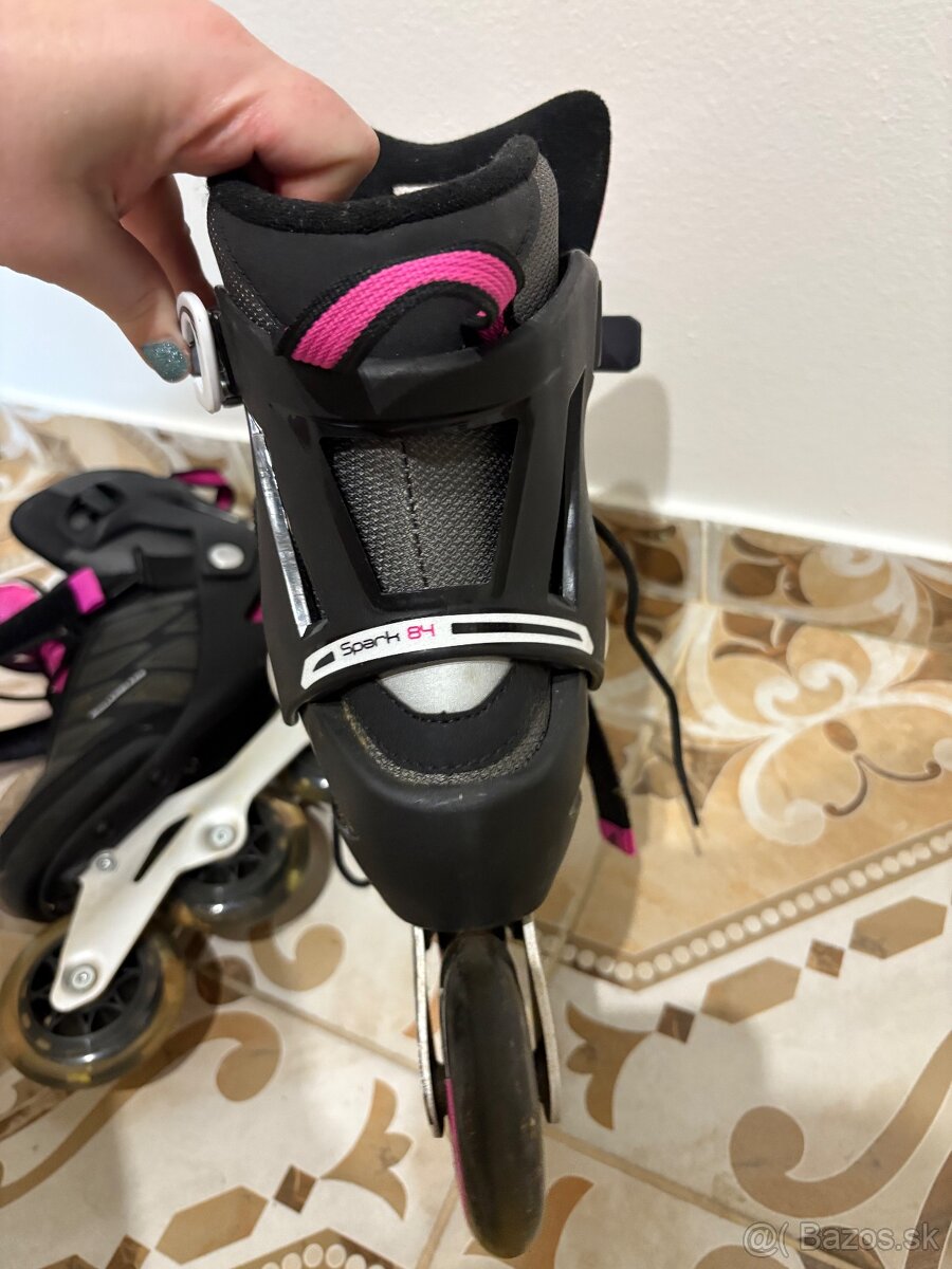 Rollerblade dámske ružové korčule - 5