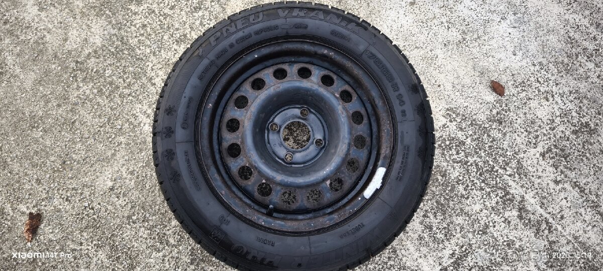 Predám zimné pneumatiky PNEU VRANÍK 175/65 R14 82T - 5