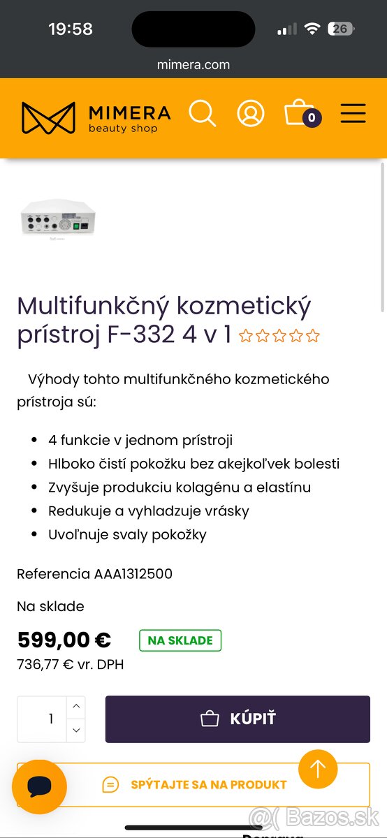 Kozmetický prístroj 4v1 - 5