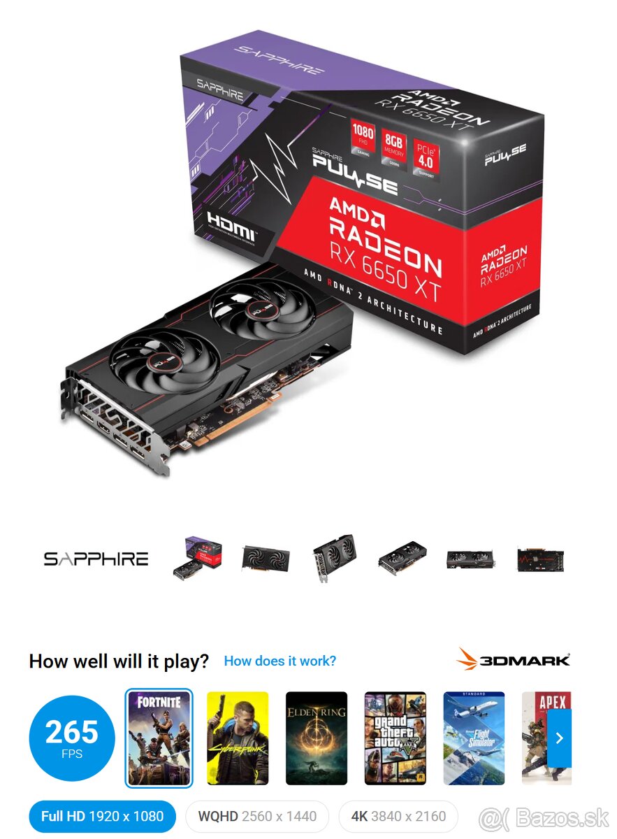 Radeon RX 6650 XT GAMING OC 8G - 5