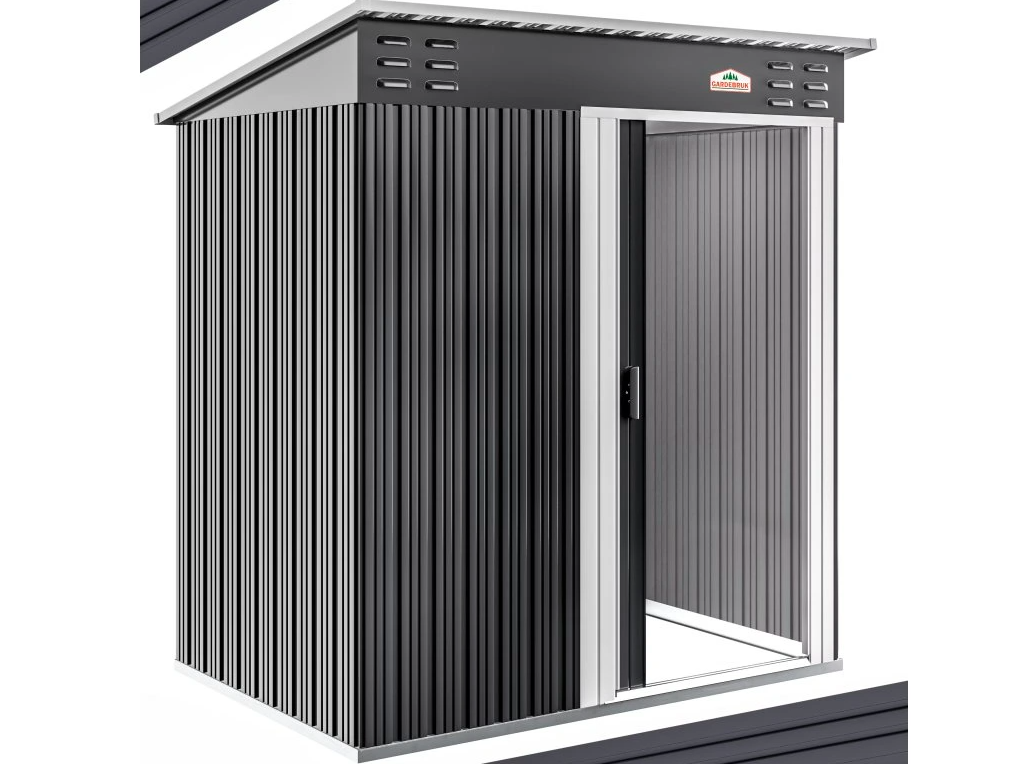 Záhradný domček A0 182 x 165 x 85 cm antracit - 5