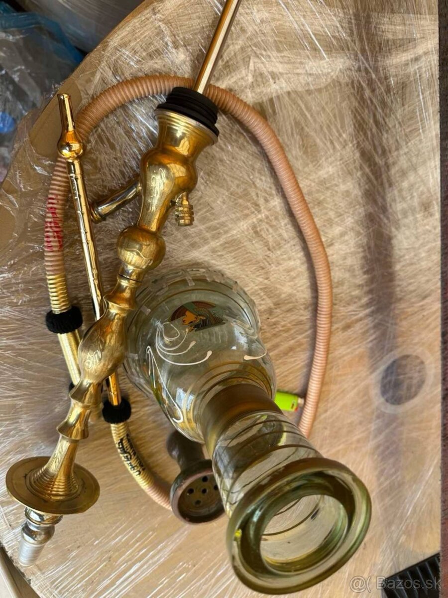 Predám novú egyptskú vodnú fajku (vyrobenú z mosadze). - 5