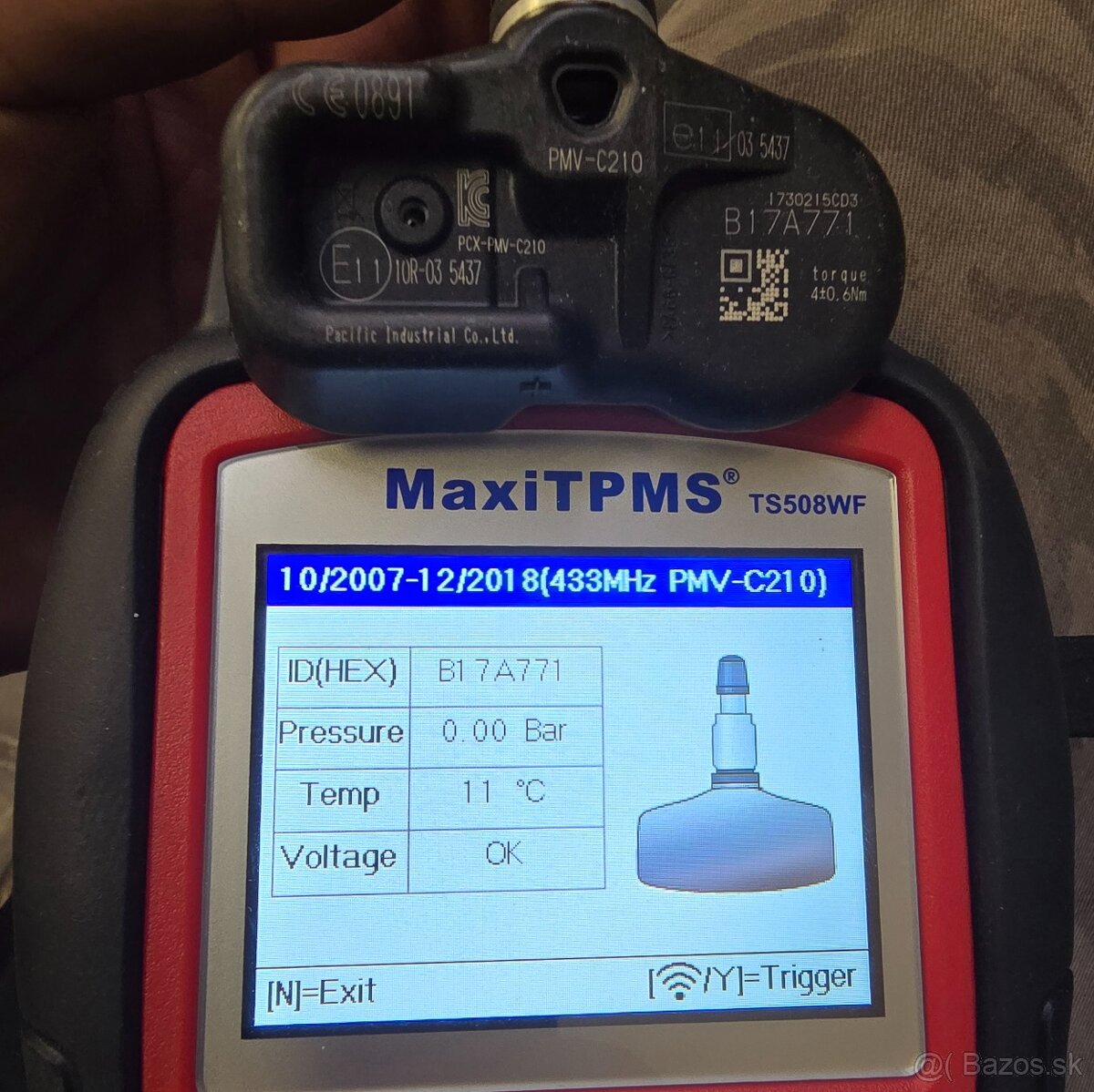 Senzory tlaku (TPMS) TOYOTA/LEXUS - 5