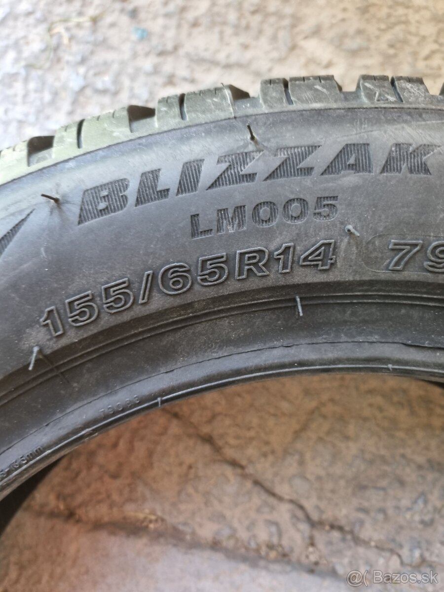 Bridgestone Blizzak 155/65R14 79T XL - 5