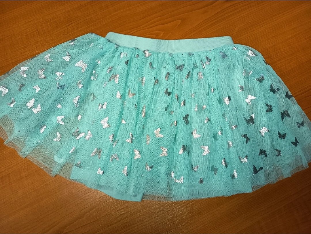 Nová dievčenská bavlnená suprava 122/128 - 5