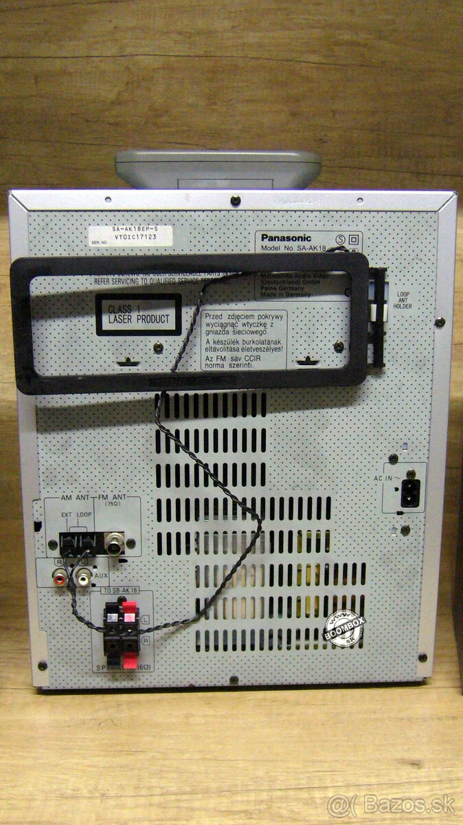 Panasonic SA-AK-18, veža - 5