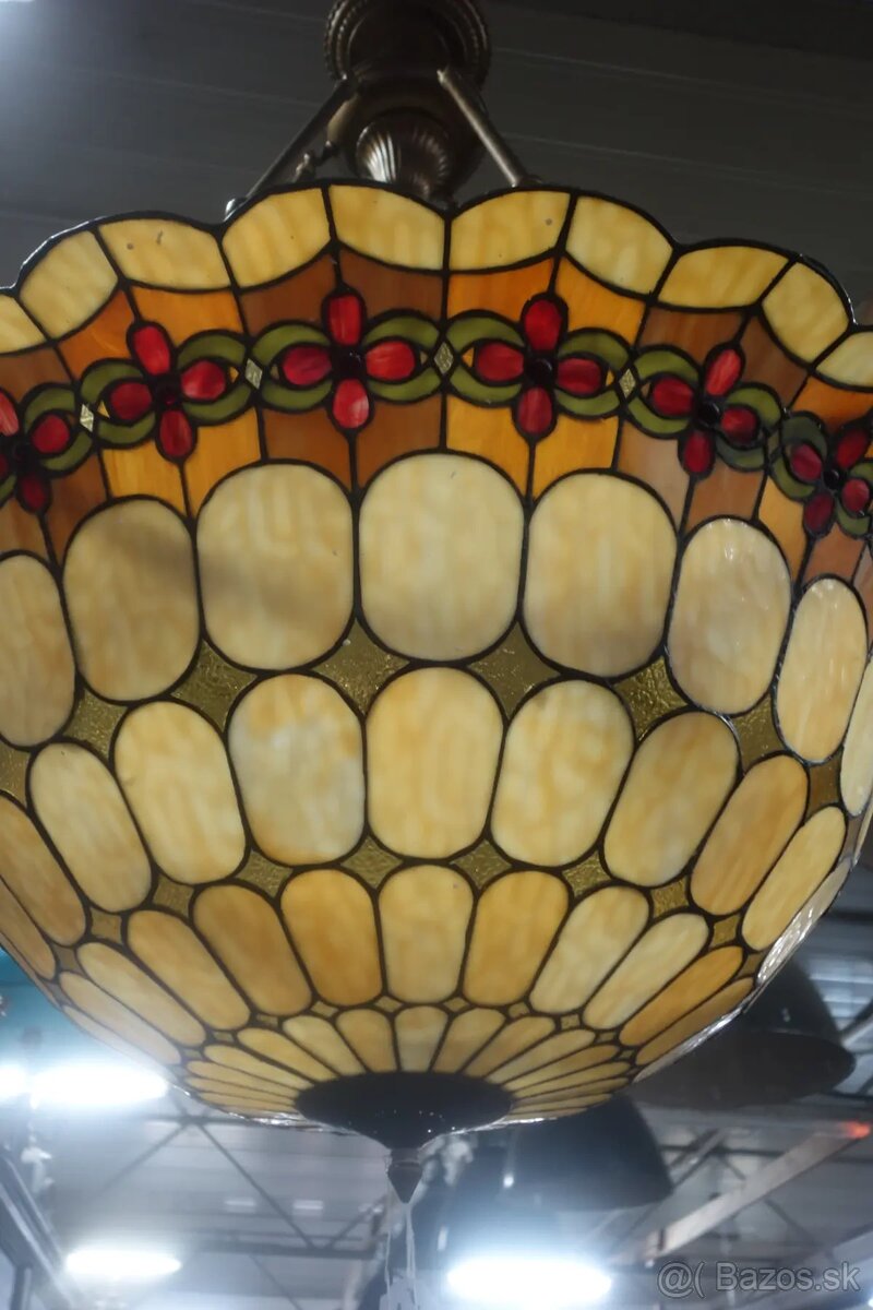 Svietidlo stropné „Tiffany „. - 5