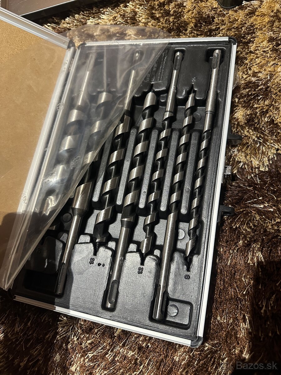 Predám Parkside Auger Drill Bit Set – 7-dielna sada (SDS Plu - 5