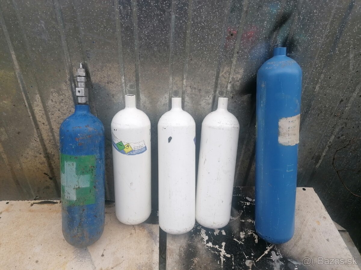 Flase co2, argon mix, neon, kyslik - 5