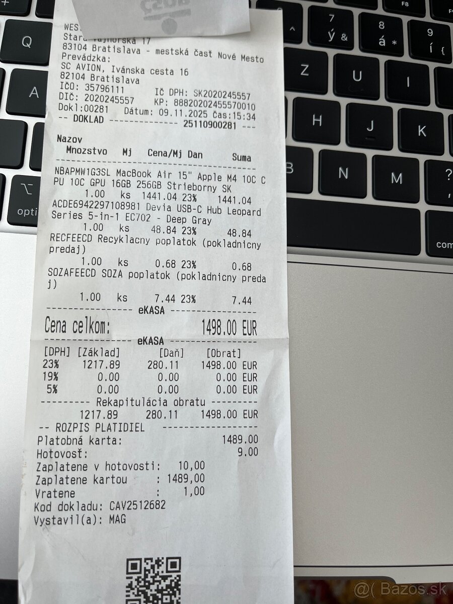 MacBook Air 15 M4 16GB 256GB - 5