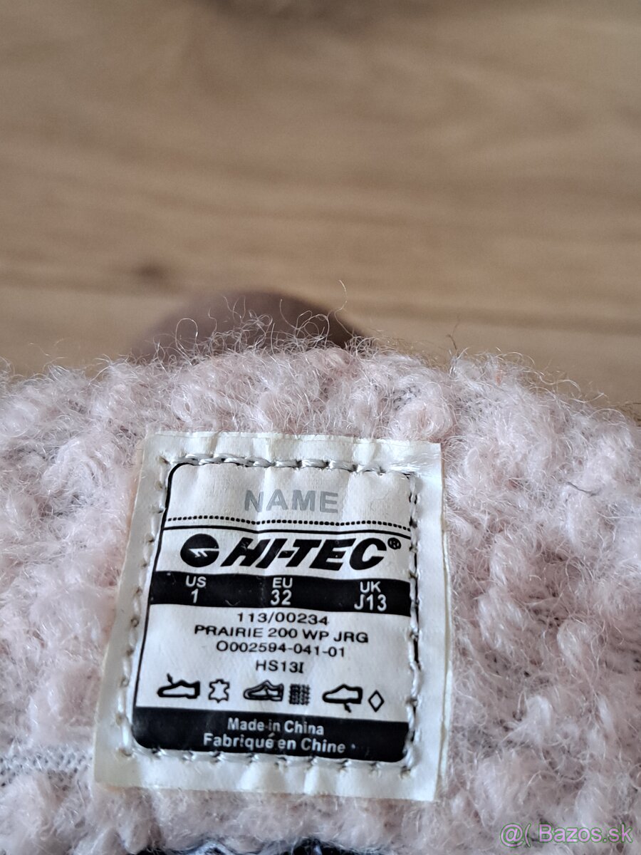 ZIMNÉ dievčenské nové čižmy velkost 32 - 5