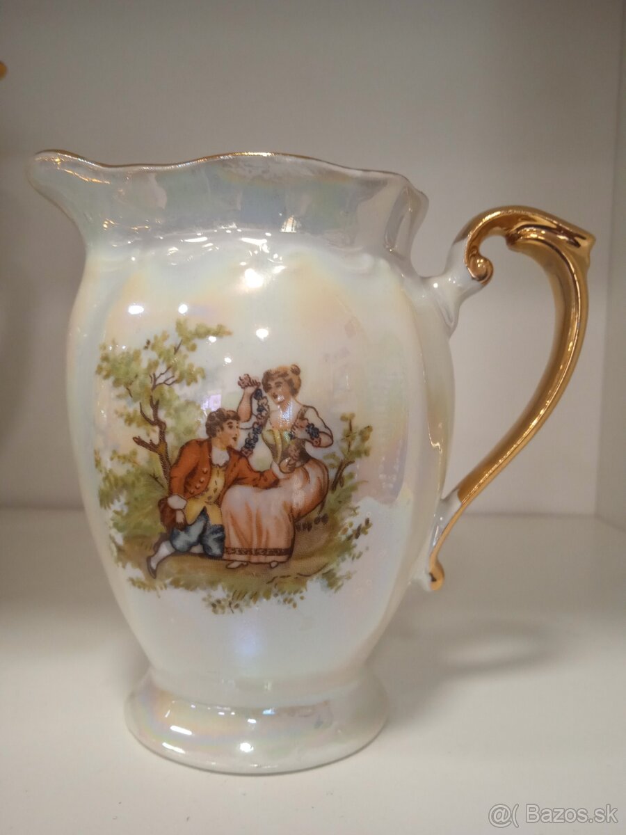 PORCELÁNOVÁ SOUPRAVA silně zlaceno - 5