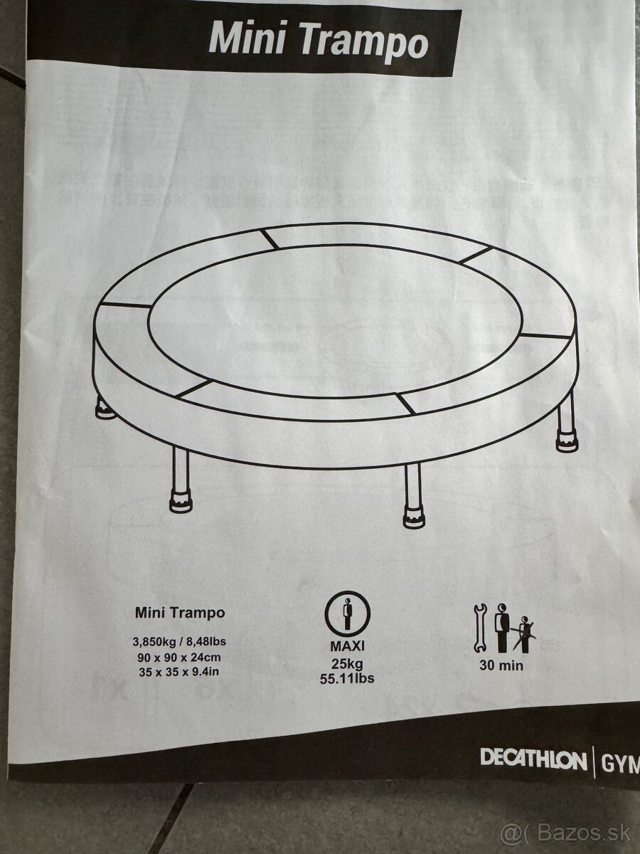 DOMYOS Detská mini trampolína, Decathlon - 5