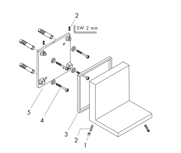 Polička HansGrohe AXOR Starck - 5