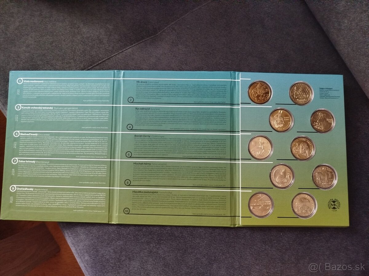 5€ minca eur fauna flóra - 5