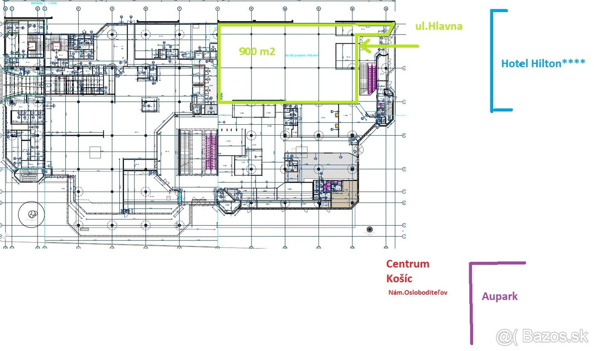 LUKRATÍVNY obchodný priestor 900m2 vhodný aj na WELLNESS, pr - 5
