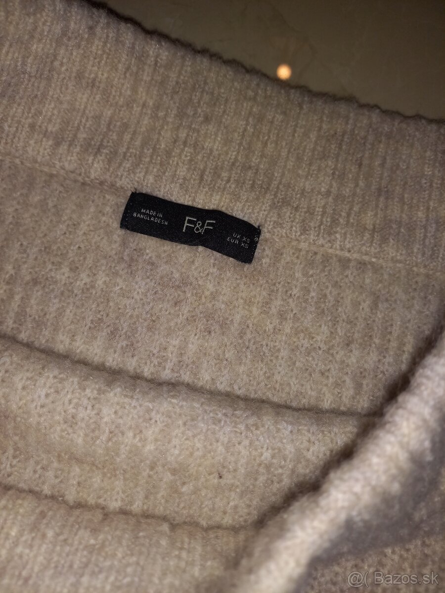 Vlnená nová sukňa S - 5