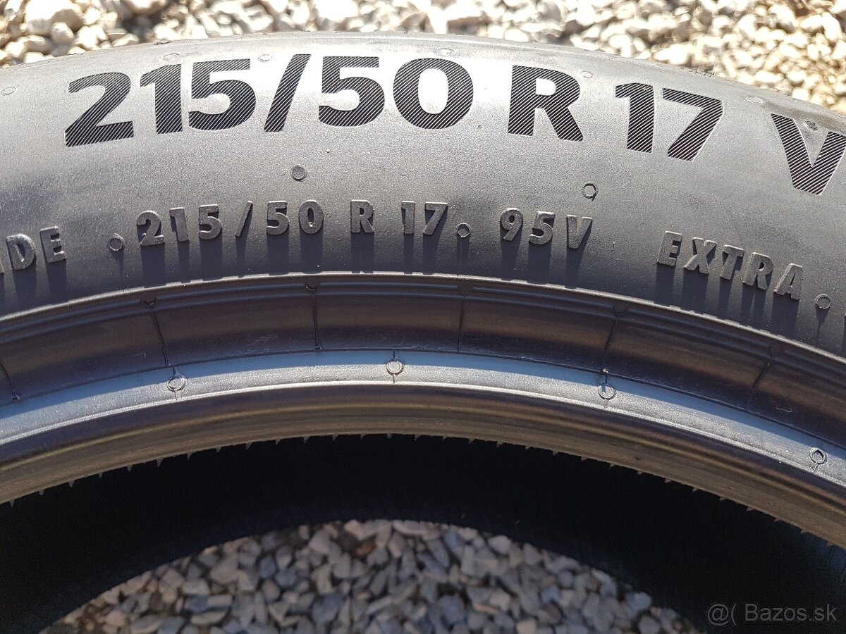 215/50 r17 letné pneumatiky 2ks Continental DOT2023 - 5