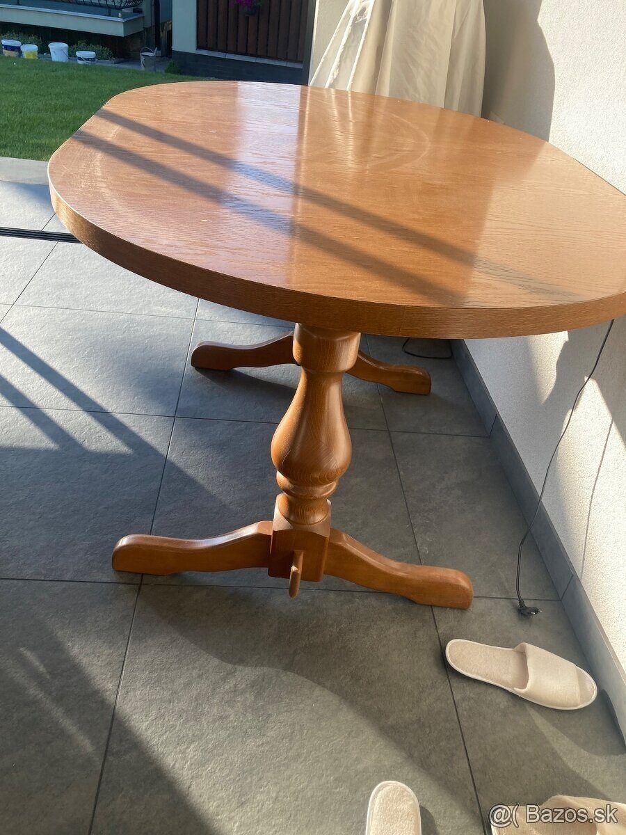Stôl z tvrdého dreva - 5