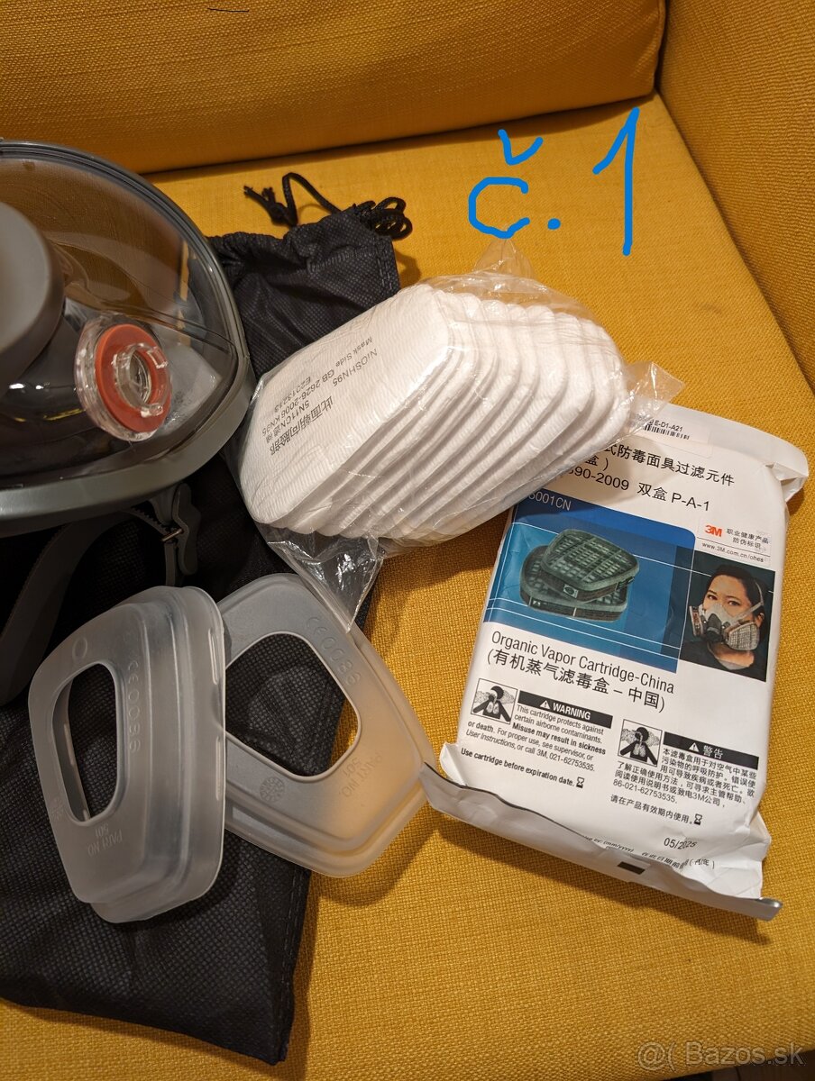 3M RESPIRATOR POLOMASKA , CELOTVAROVA MASKA - 5