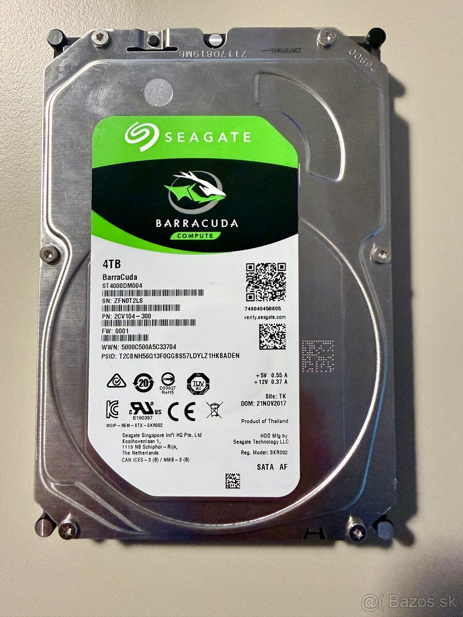 Predám pevne disky Seagate a Wester Digital - 5