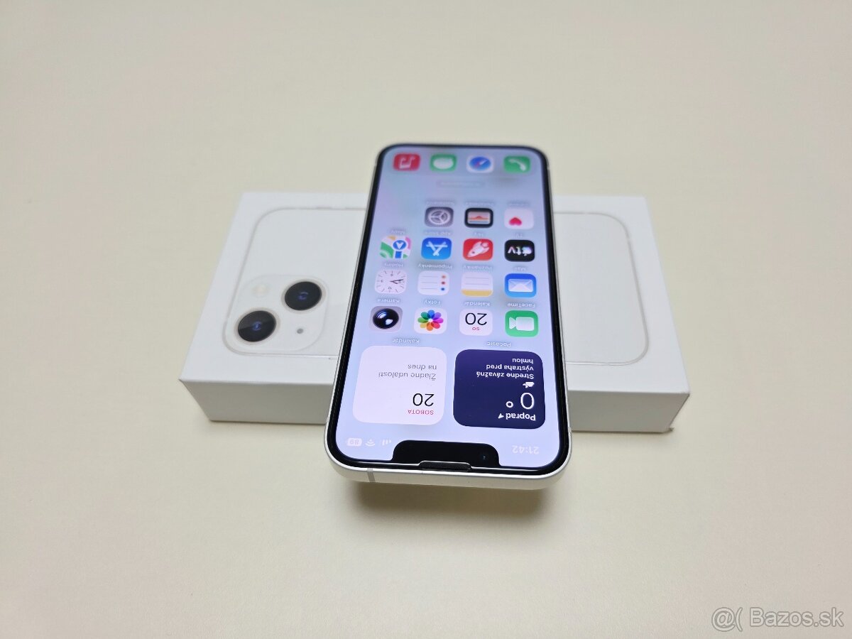 APPLEI IPHONE 13 mini 128gb STARLIGHT,BATERKA 100% - 5