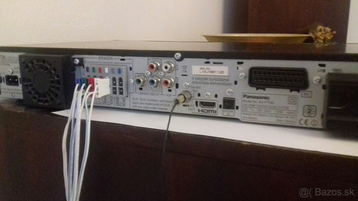 Predám domáce kino Panasonic SA-PT560 - 5