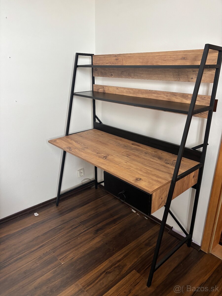 Predám drevený pracovný stôl - 5