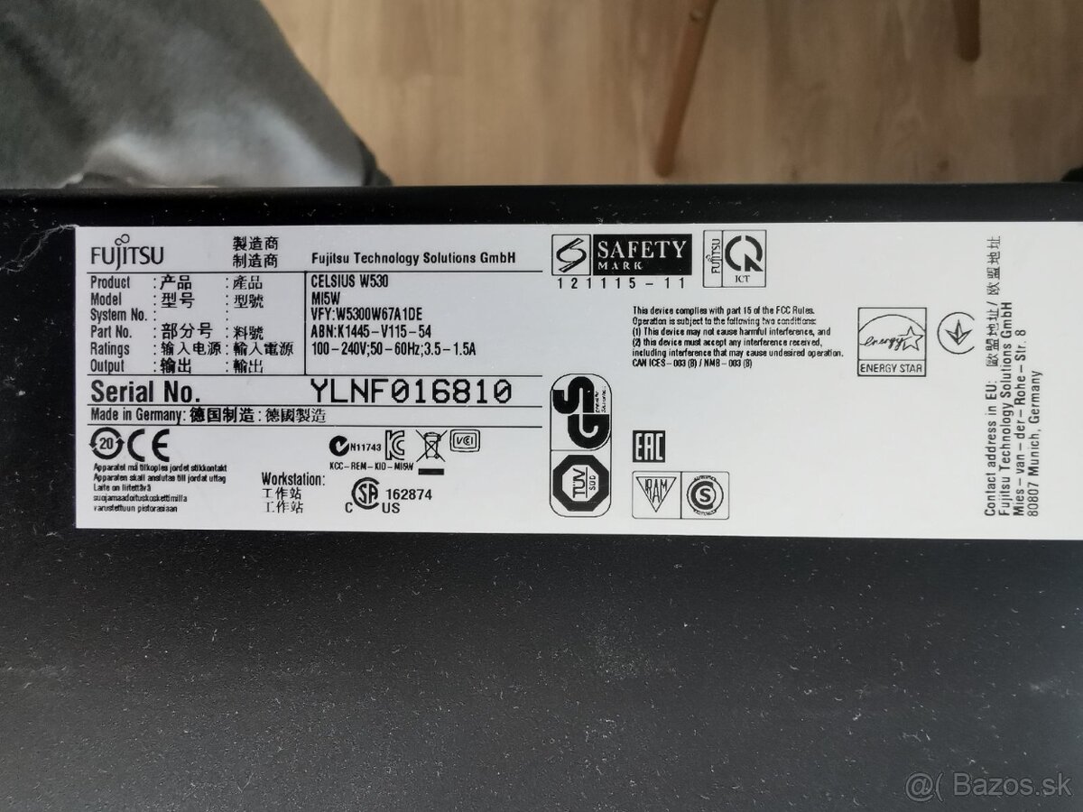 Predam Fujitsu Celsius W530 Workstation - 5