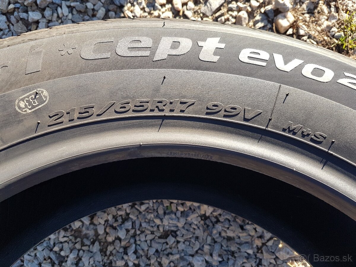 215/65 r17 nepoužité zimné pneumatiky 4ks Hankook - 5