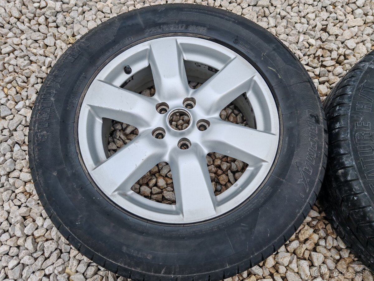 Elektróny 6.5jx17, 5x114.3, 66mm-Nissan - 5