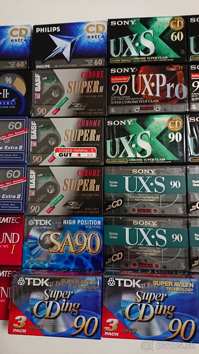 Audio kazety BASF, TDK, PHILIPS, SONY, MAXELL., a iné značky - 5