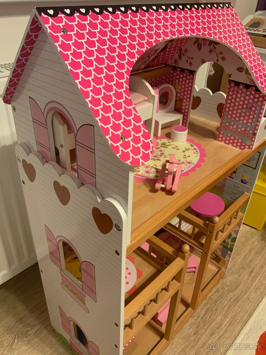 Drevený domček pre bábiky - 5