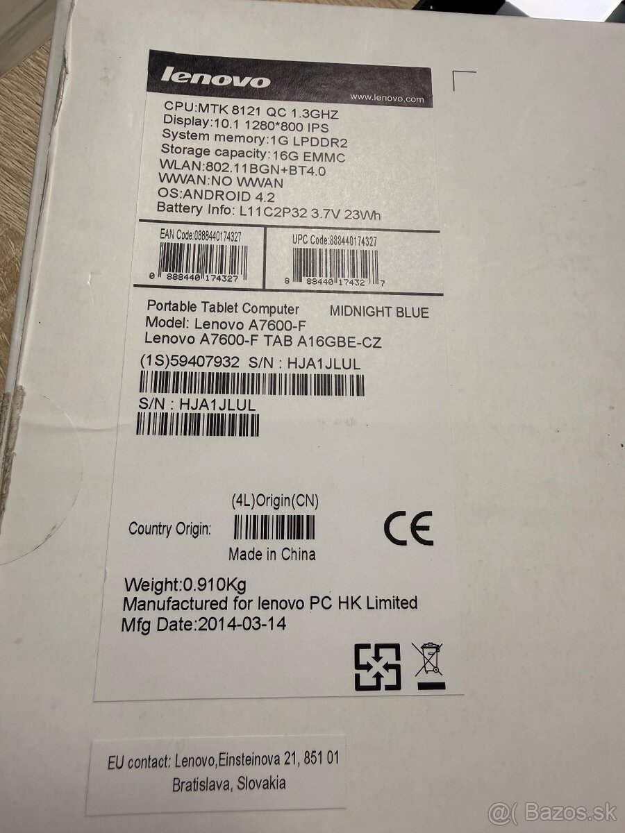 Lenovo TAB A7600-F - 5