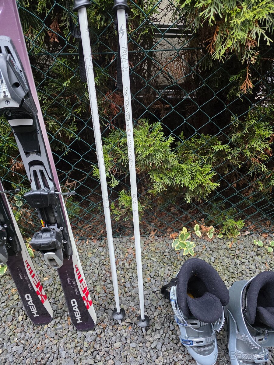 Predám lyžiarsky set: Lyže HEAD + Lyžiarky NORDICA + Palice - 5