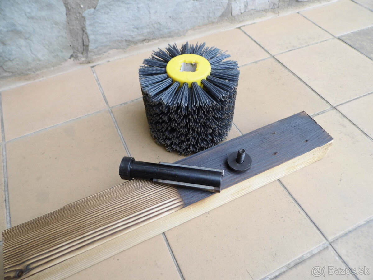 Adaptér na uhlovú brúsku pre kefovací valec - 5