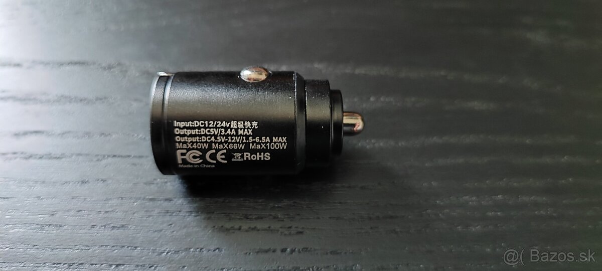 Rýchlonabíjačka do auta 100W / nabíjačka do auta 100W - 5