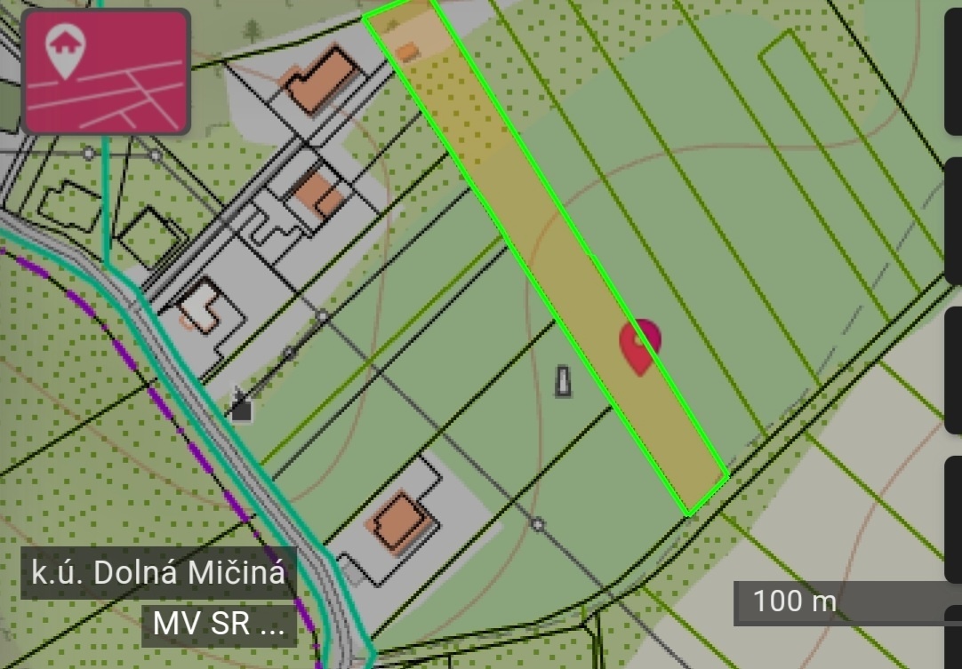 Predaj pozemku Dolná Mičiná - 5
