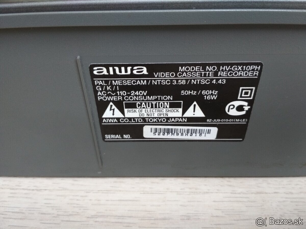 Videorekorder Aiwa HV-GX10PH - 5