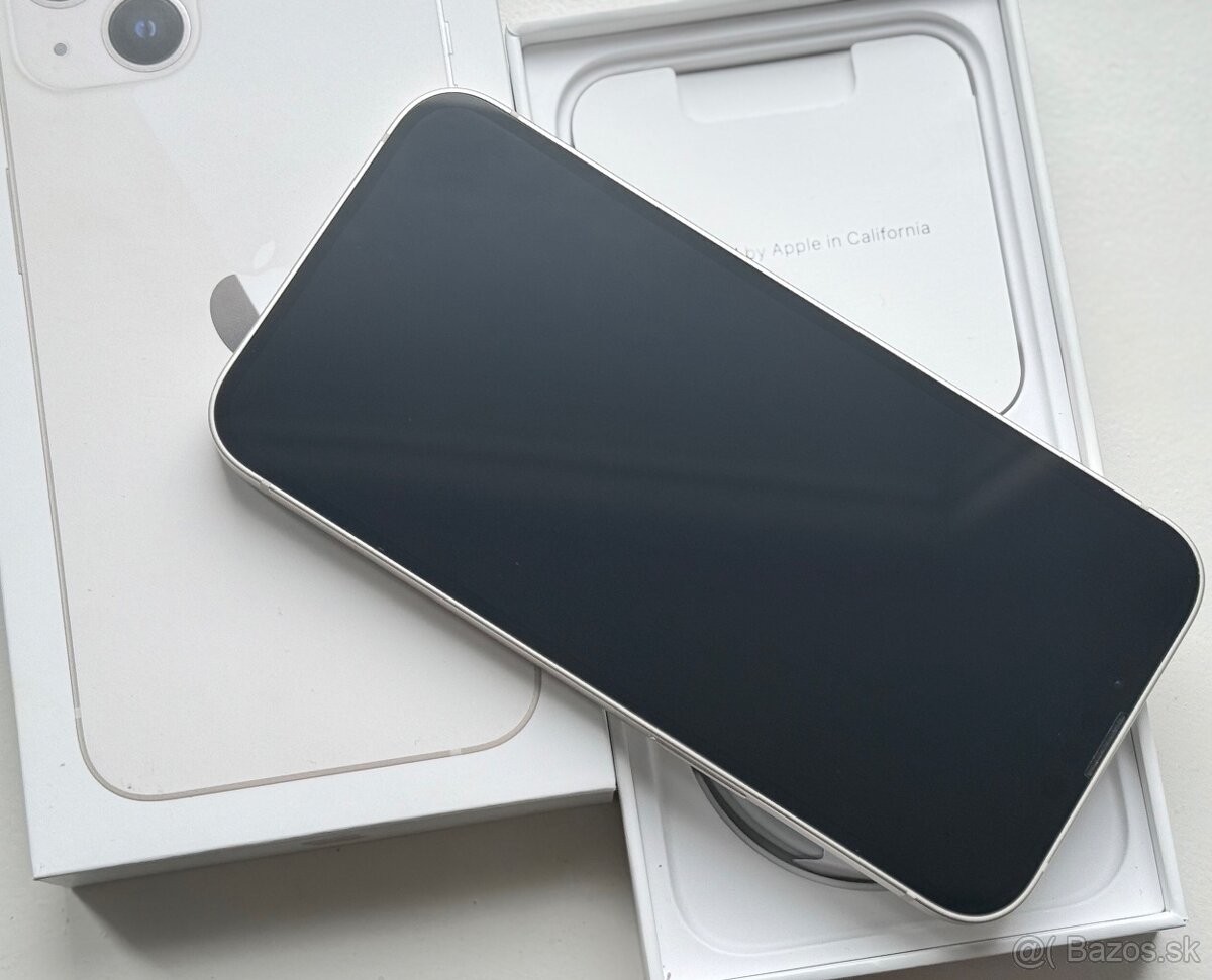 iPhone 13 Starlight BATERIE 100% TOP - 5