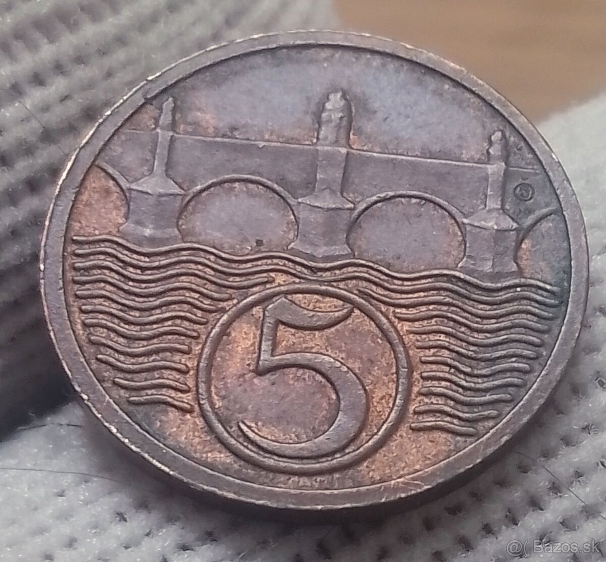 Československé meď.5 haliere a 2 haliere. - 5